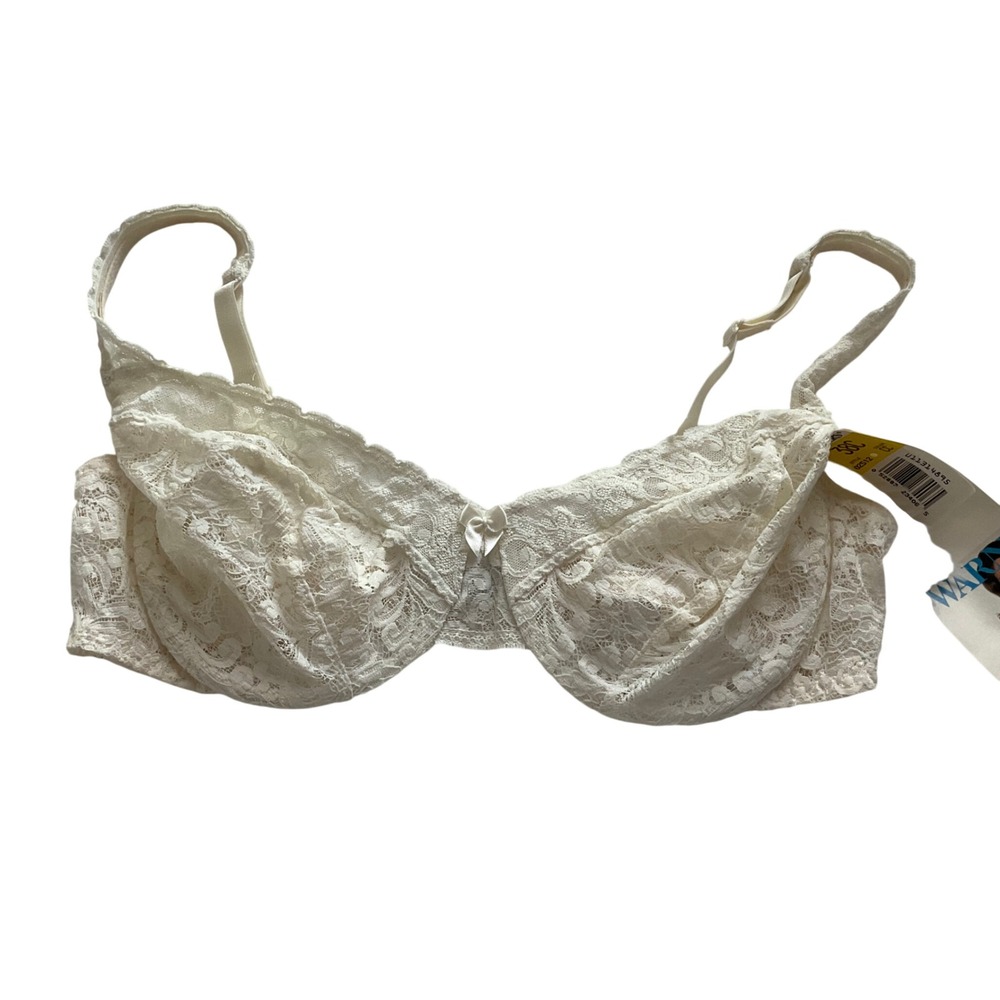 Warner's Vintage Lace Charmers Underwire Bra - Size 38C Romantic Feminine NEW